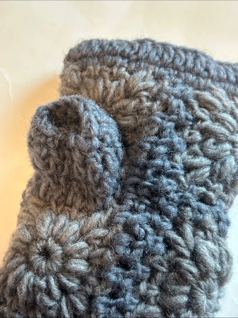 New! Tenzing Collection Handmade Wool Lined Fingerless Gloves